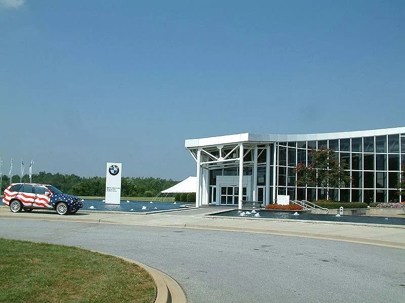 BMW Zentrum visitor center building in Spartanburg, South Carolina